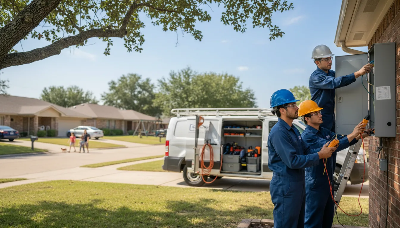 Certified electrician providing emergency electrical services in Dell Rapids, SD
